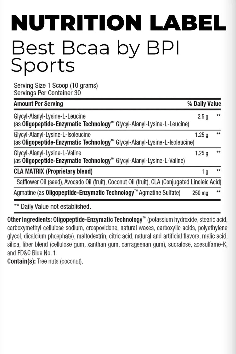 Best BCAA by BPI Sports | 30 Servings
