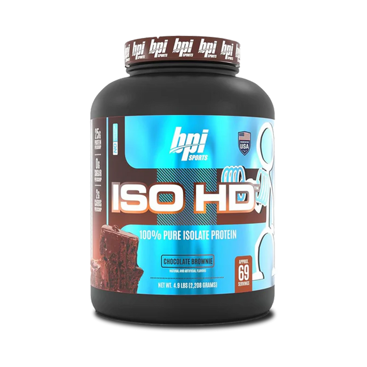 BPI Sports ISO HD - Chocolate Brownie | 69 Servings 4.9lbs