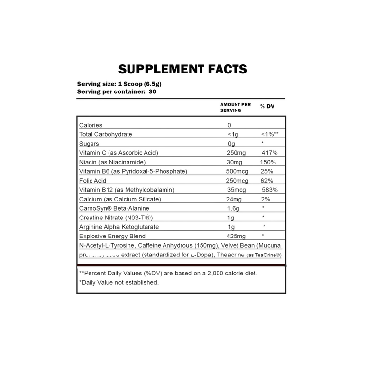 C4 Ripped Pre-Workout - Tropical Punch | 30 servings