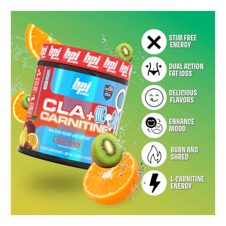 CLA + Carnitine - Non-Stimulant Weight Loss Supplement - Watermelon | 50 servings