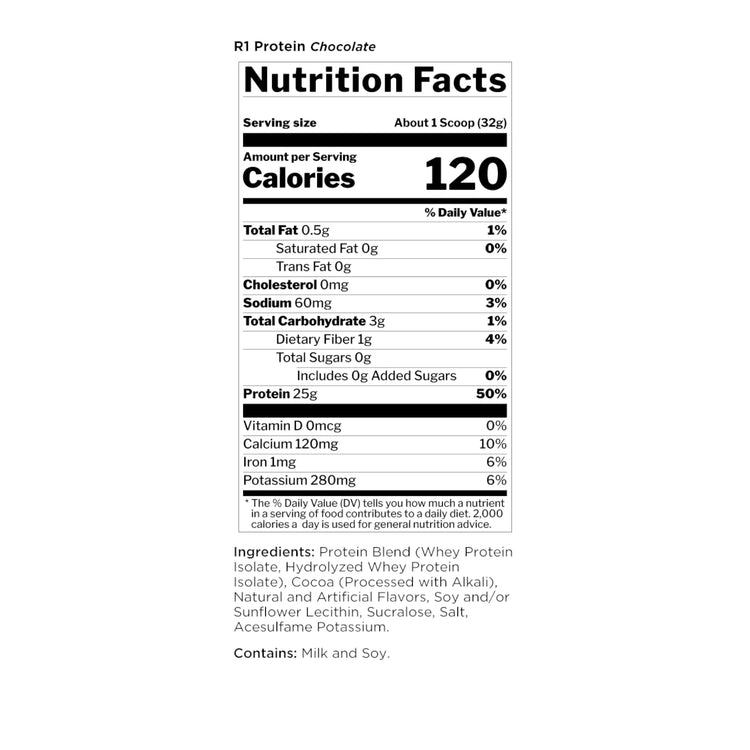 R1 Protein - Chocolate Fudge | 71 servings